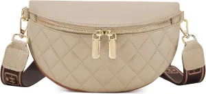 Eslcorri Small Crossbody Sling Bag for Women Trendy - Fanny Packs Leather Chest Belt Bum Bag Anti Theft Purse for Travel