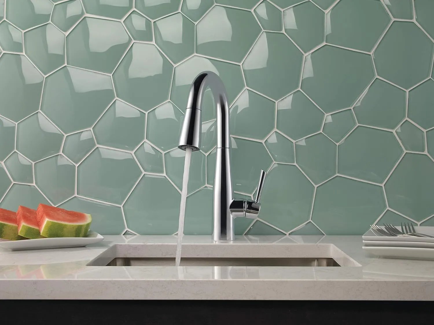 Essa Single Handle Pull-Down Bar/Prep Faucet