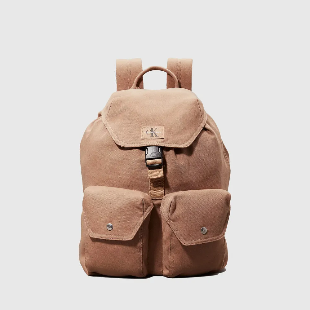 Essential Flap Backpack - Tan