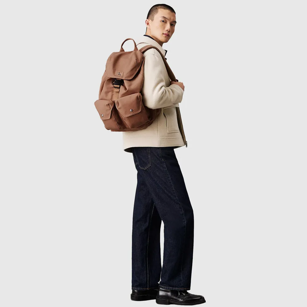 Essential Flap Backpack - Tan