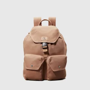 Essential Flap Backpack - Tan