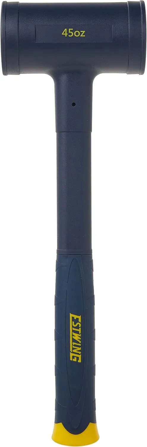 ESTWING Dead Blow Hammer (45 oz) and Estwing Rubber Mallet (12 oz) with Soft/Hard Tips