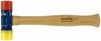 Estwing DFH-12 Mallet Hammer, Red & Yellow Rubber, 12 oz. - Quantity 2