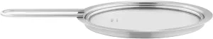 Eva Trio Stainless Steel and Glass Lid with Long Handle, 16 cm