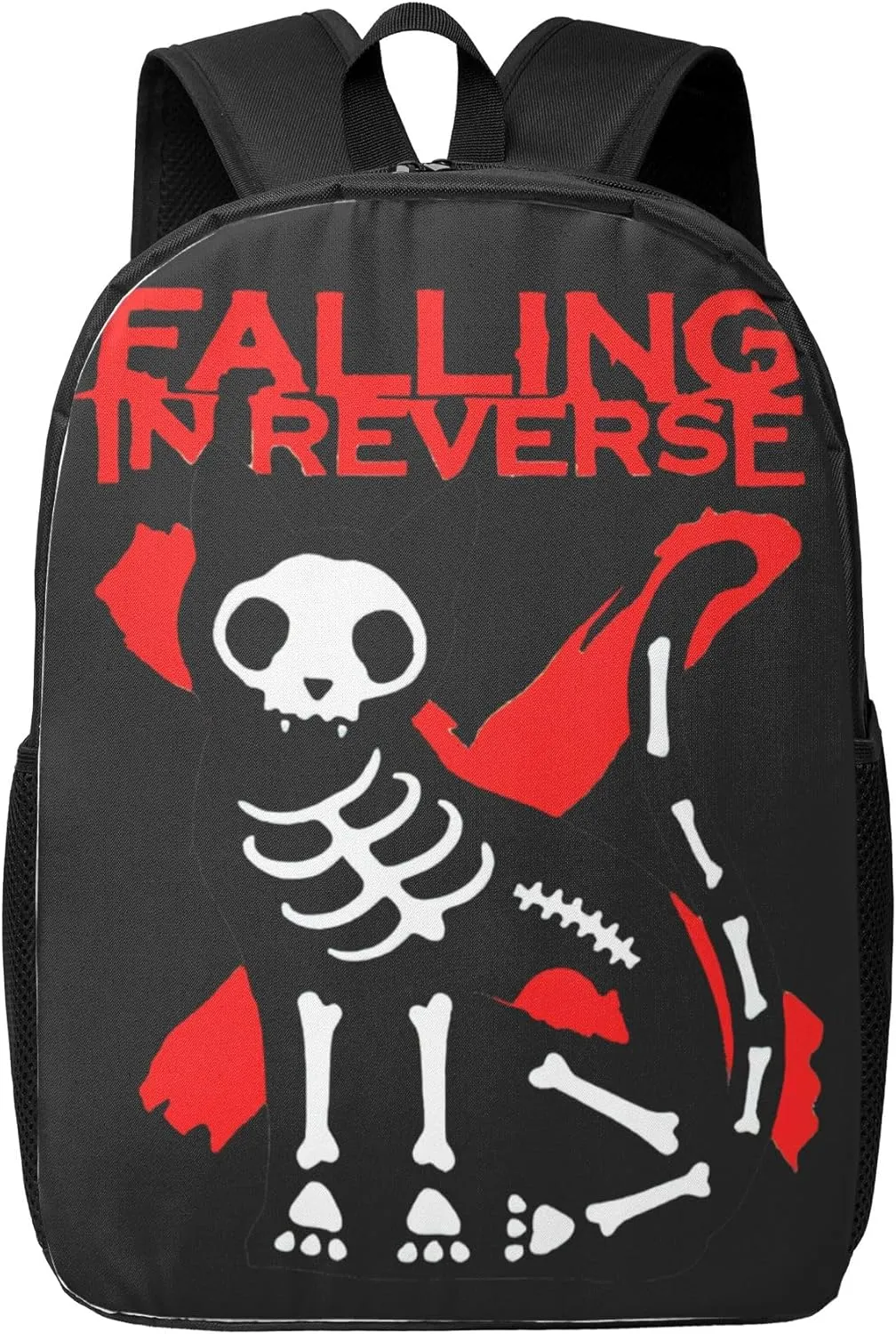 Falling In Musics Reverse 17in Simplicity Backpack 3d Printed Backpack Outdoor Backpack Laptop Bag Unisex Book Bags Multifunctional Backpack