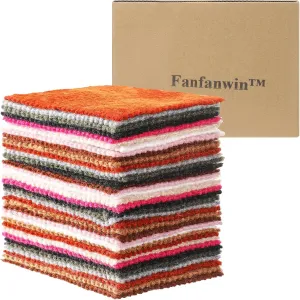 Fanfanwin 55 Pcs 100% Wool Scraps 4 x 5 Inch Multi Color Wool Fabric Felt Texture Remnants Squares for Felting Applique and Other DIY Craft
