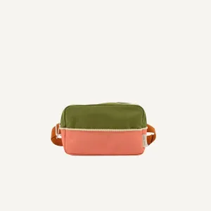 FANNY PACK LARGE - FARMHOUSE - SPROUT GREEN & FLOWER PINK