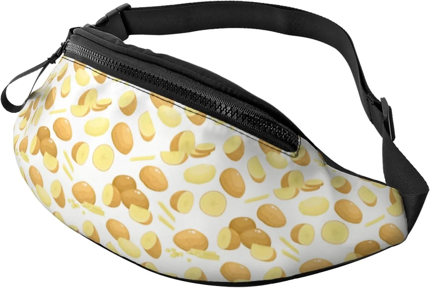 Fanny Packs for Women Men, cartoon Potato Pattern Waist Bag Crossbody Bags for Women Men, Cross Body Bag