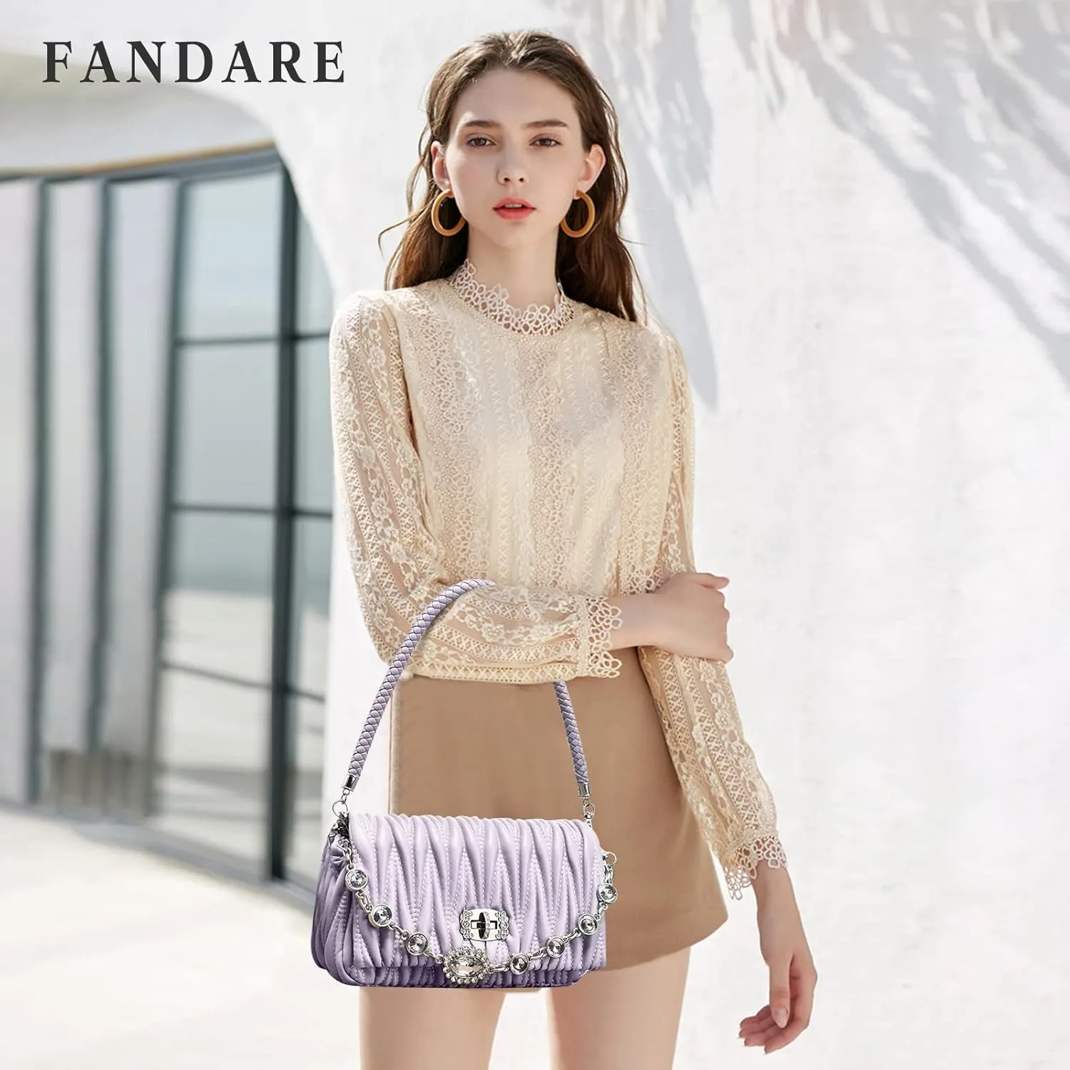 Fashion Women Underarm Bag Handbag Top Handle Bag