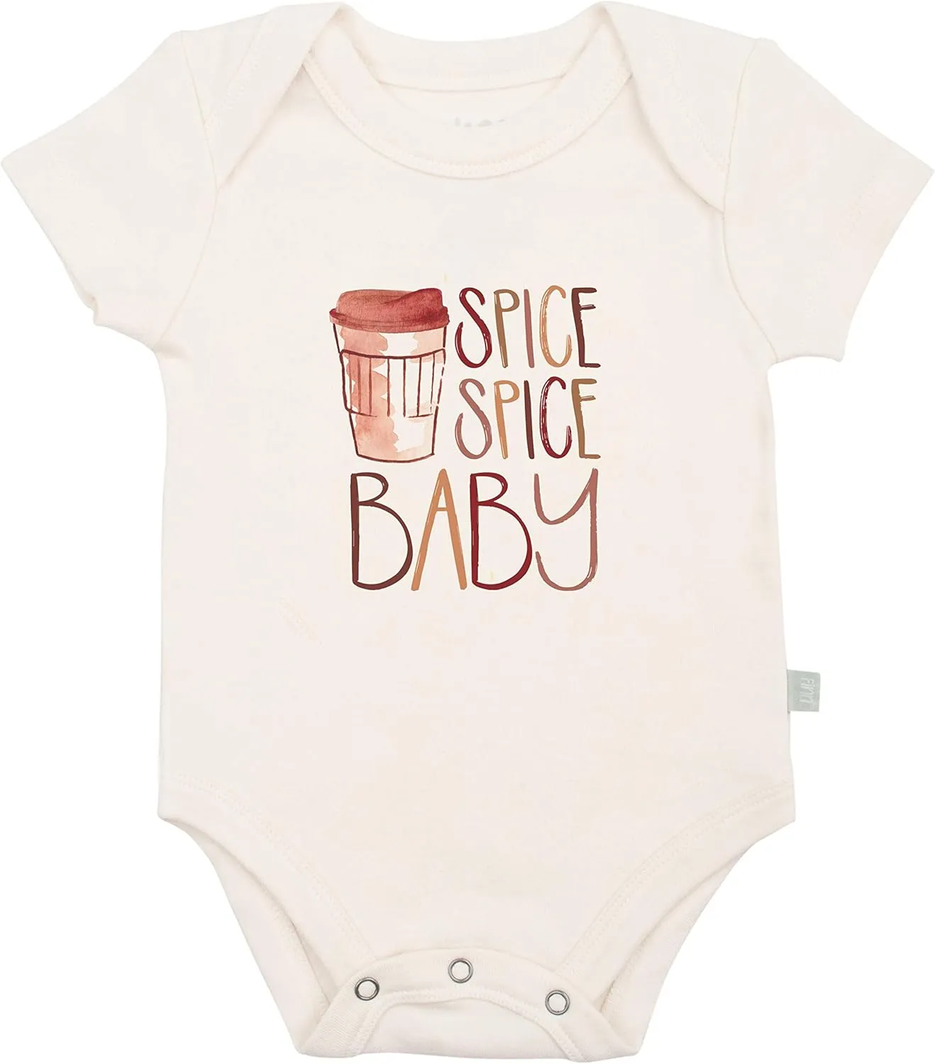 Finn   Emma Organic Cotton Graphic Baby Bodysuits - Gender Neutral Onesie for 0-12 Months in Multiple Sizes and Styles