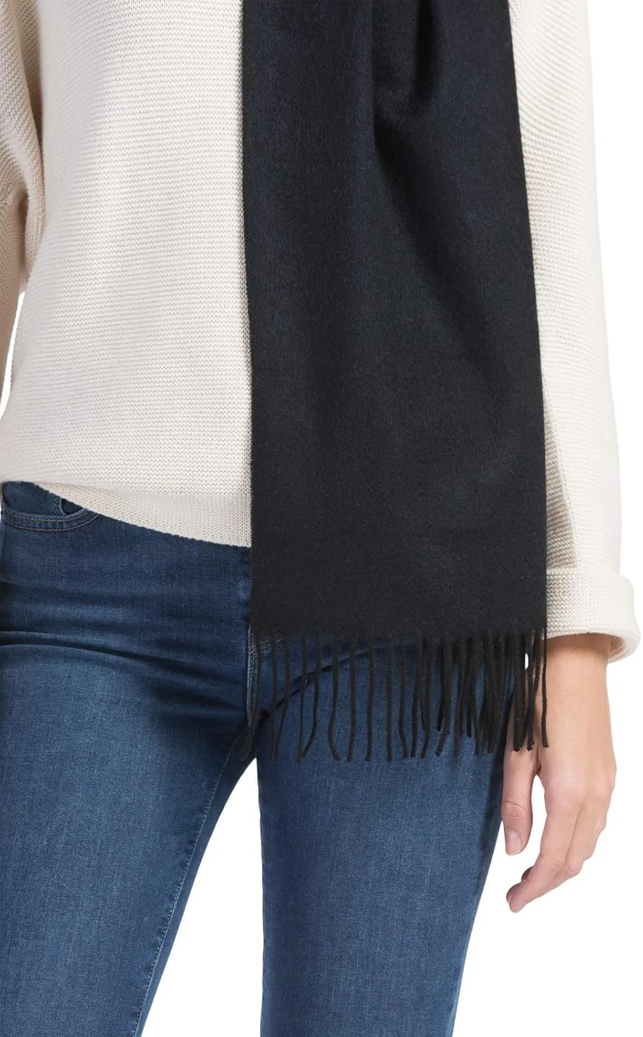Fishers Finery Women's 100% Pure Cashmere Winter Scarf