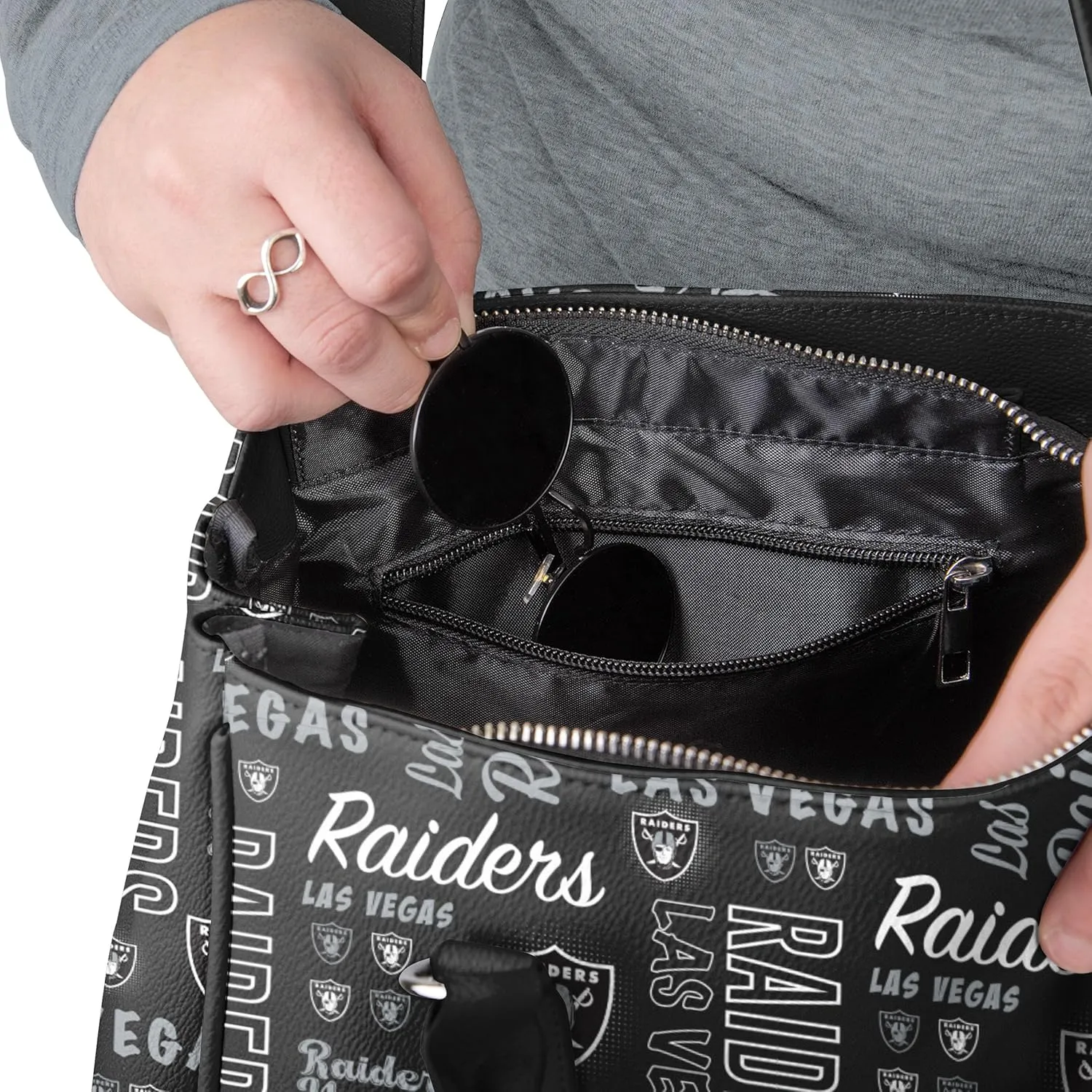 FOCO NFL Team Logo Spirited Style Printed Collection Bags