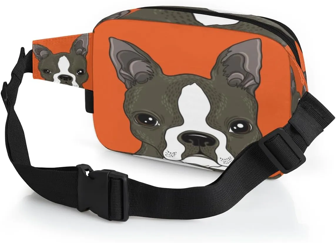 French Bulldog Durable Waterproof Fanny Pack with Double Zipper Closure - Organize Your Essentials with Ease - Lightweight and Comfortable for Men and Women