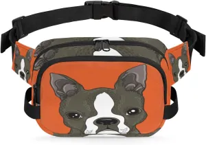 French Bulldog Durable Waterproof Fanny Pack with Double Zipper Closure - Organize Your Essentials with Ease - Lightweight and Comfortable for Men and Women