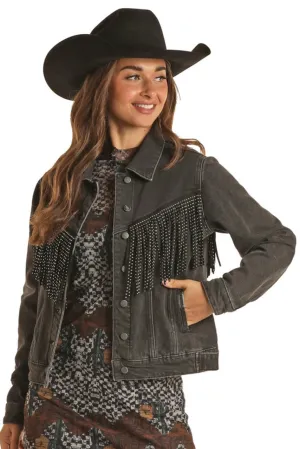 Fringe Denim Jacket