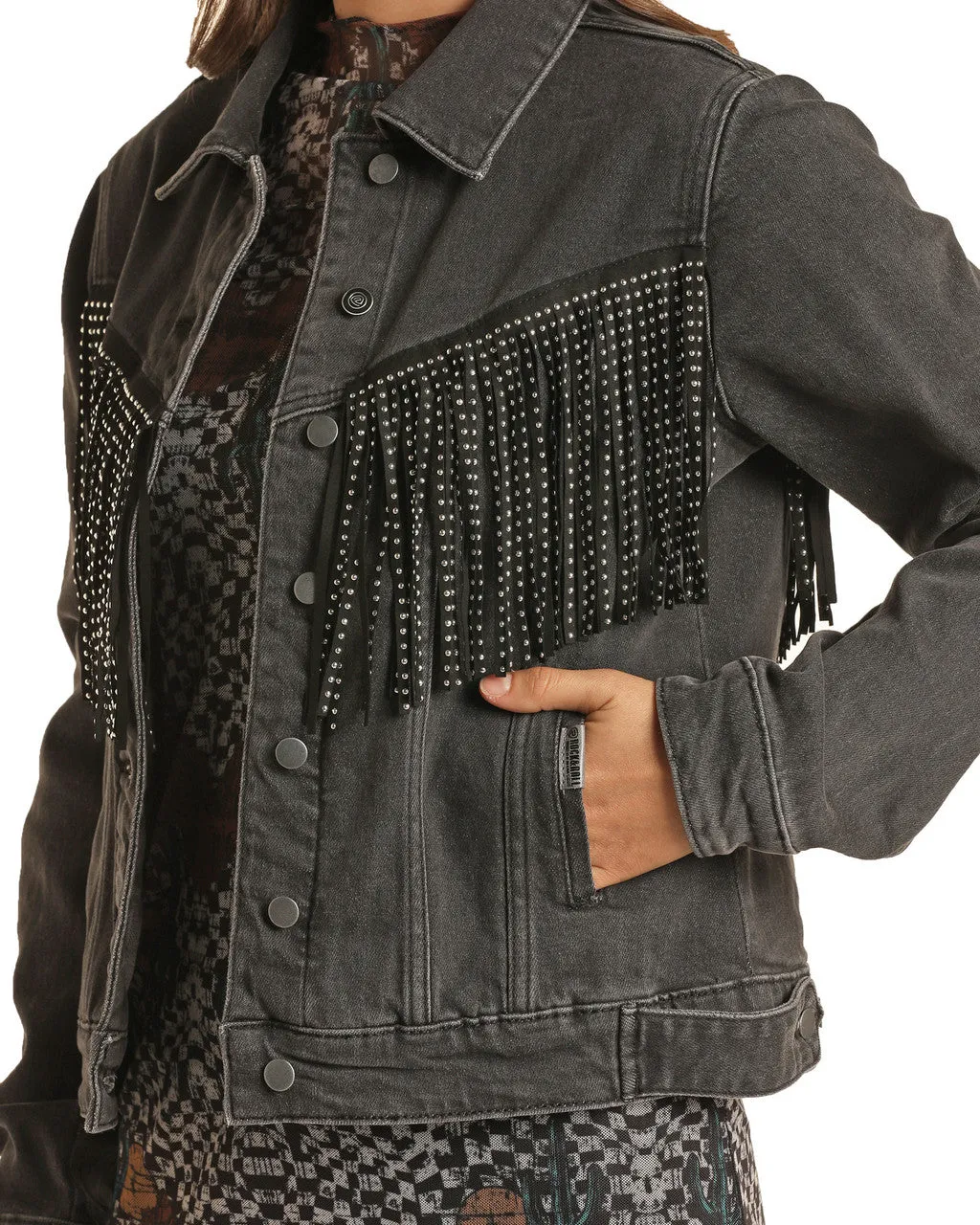 Fringe Denim Jacket