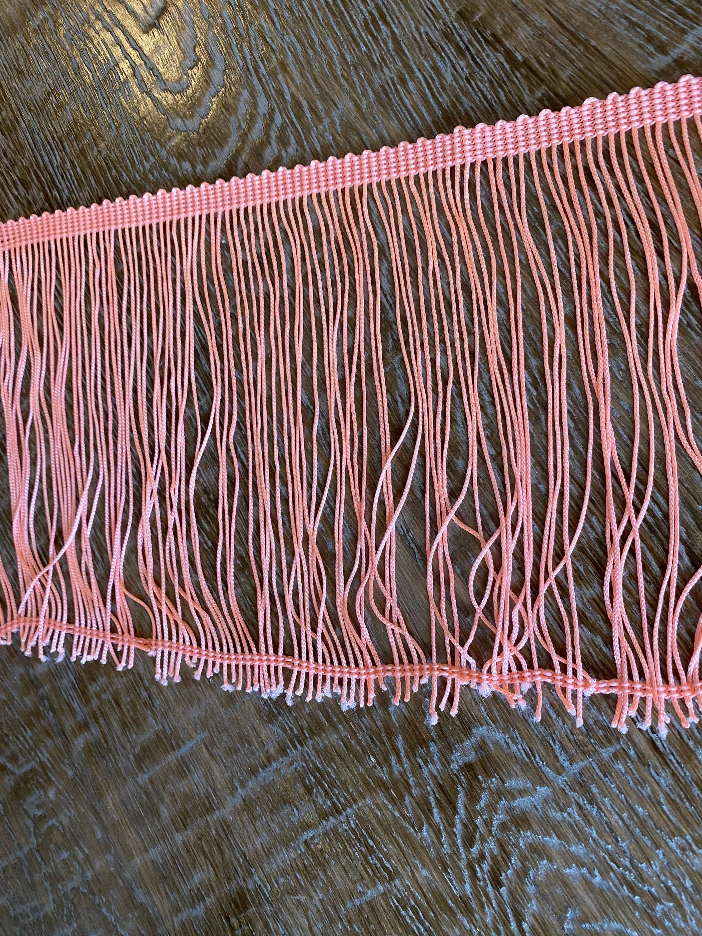 Fringe, fringe Tassel, clothing, tops, dresses, bright orange, 6” long fringe, festival, boho