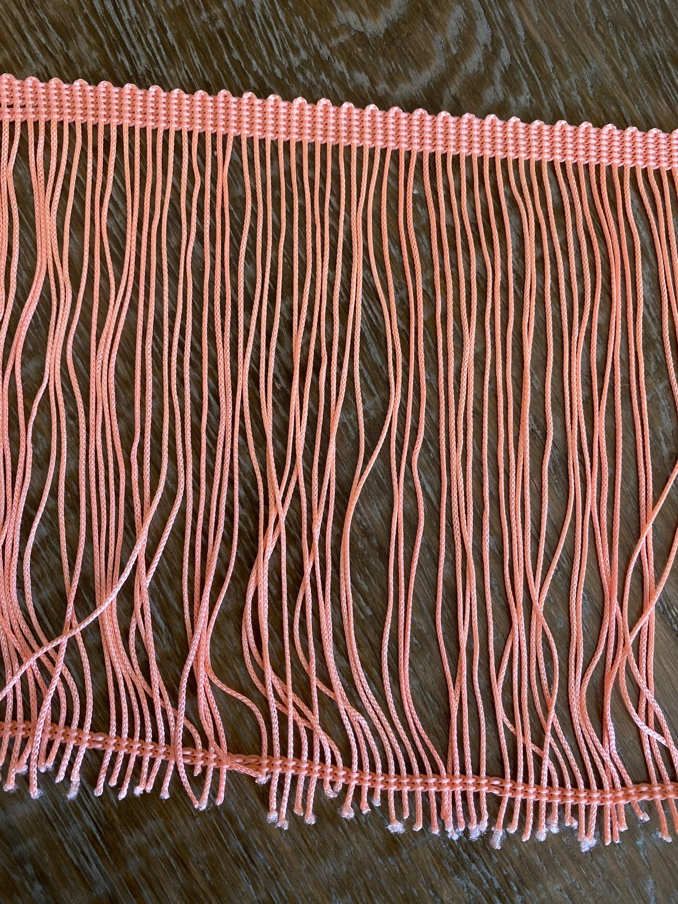 Fringe, fringe Tassel, clothing, tops, dresses, bright orange, 6” long fringe, festival, boho