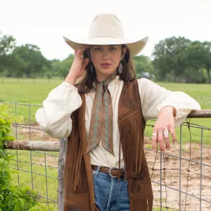 Fringe Scarves- Hold Your Horses Carmel Brown Twilly