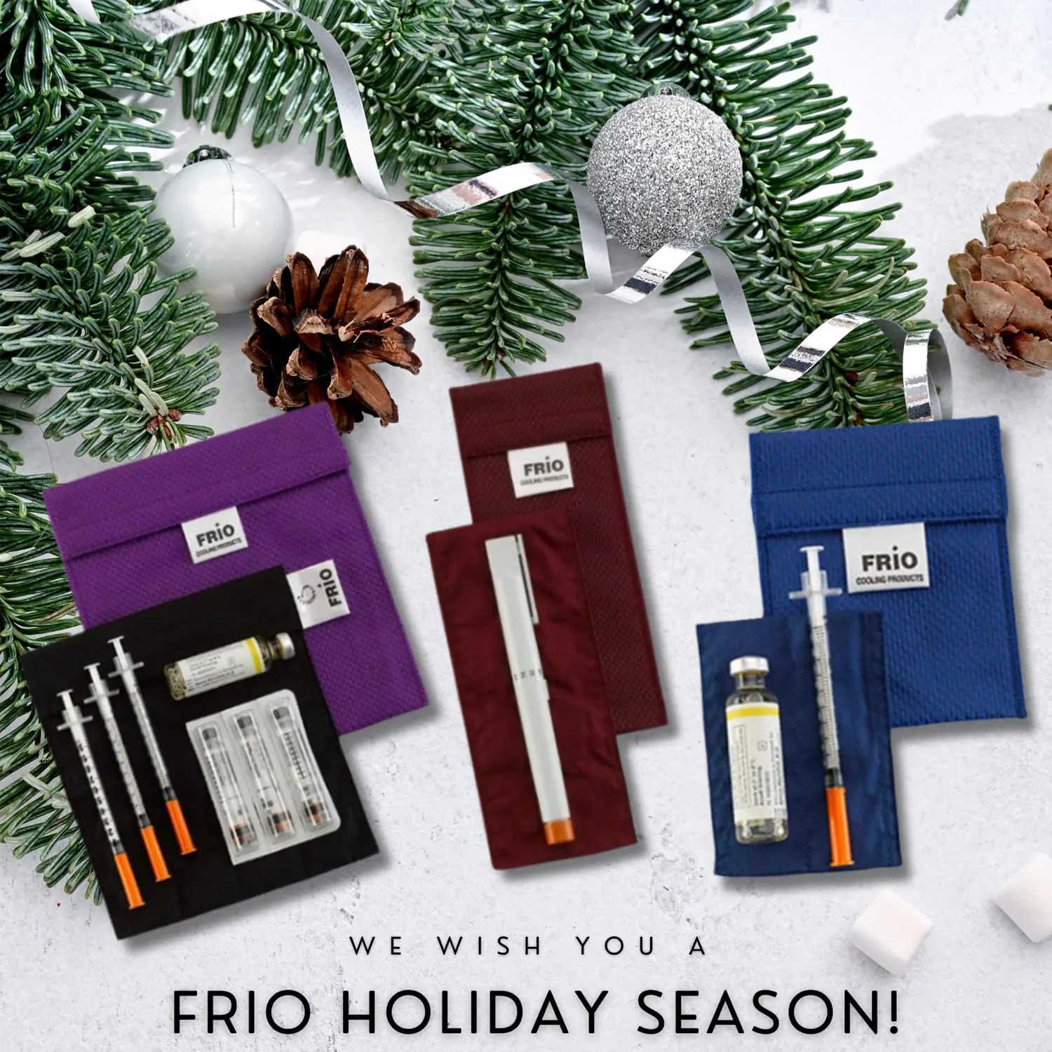 FRIO Small Medication Cooling Wallet - 45  Hours of Stress Free Insulin Cooler - No Ice On The Go Travel Case