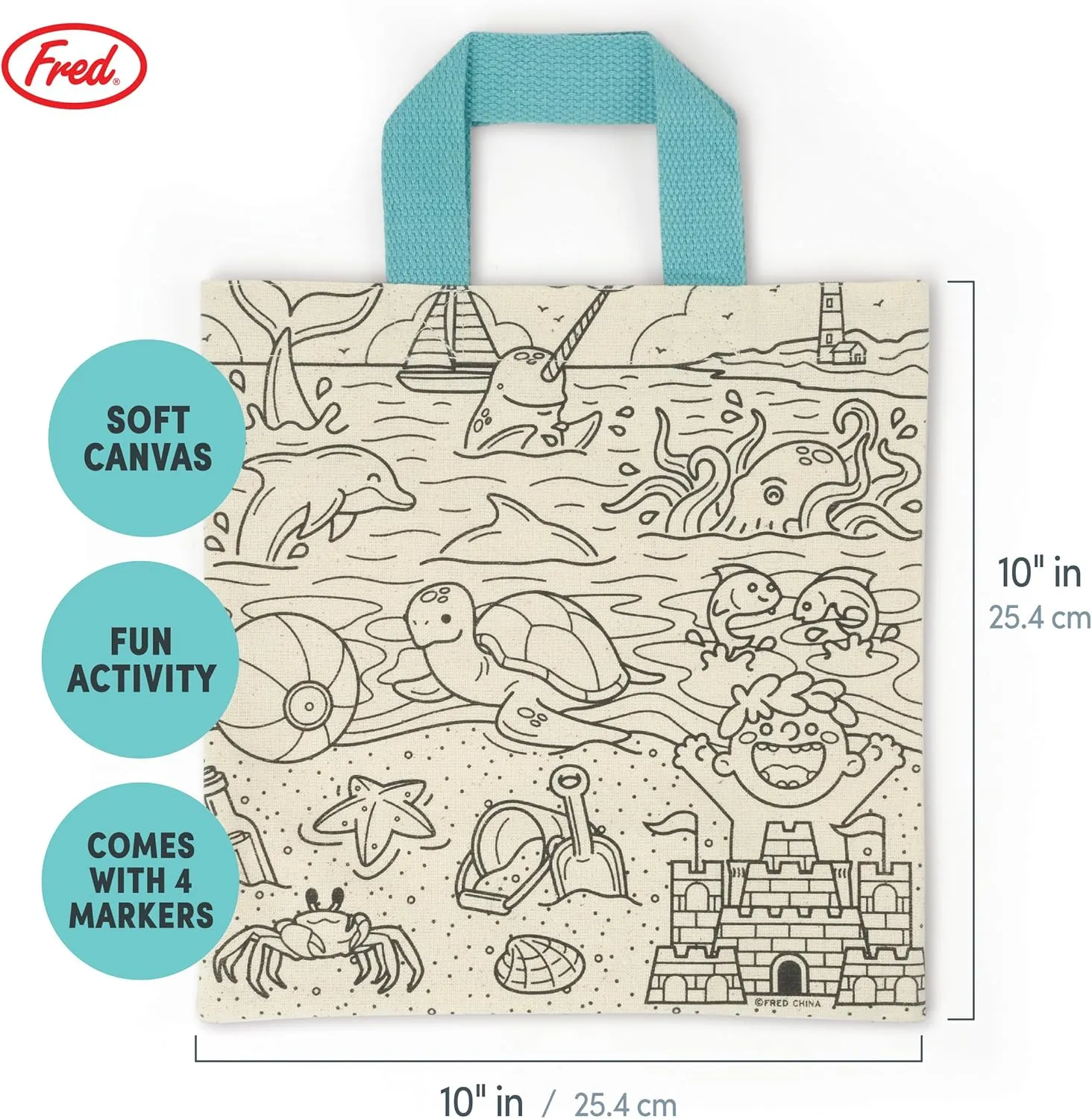 Genuine Fred KIT AND CADOODLE Canvas Tote Bags
