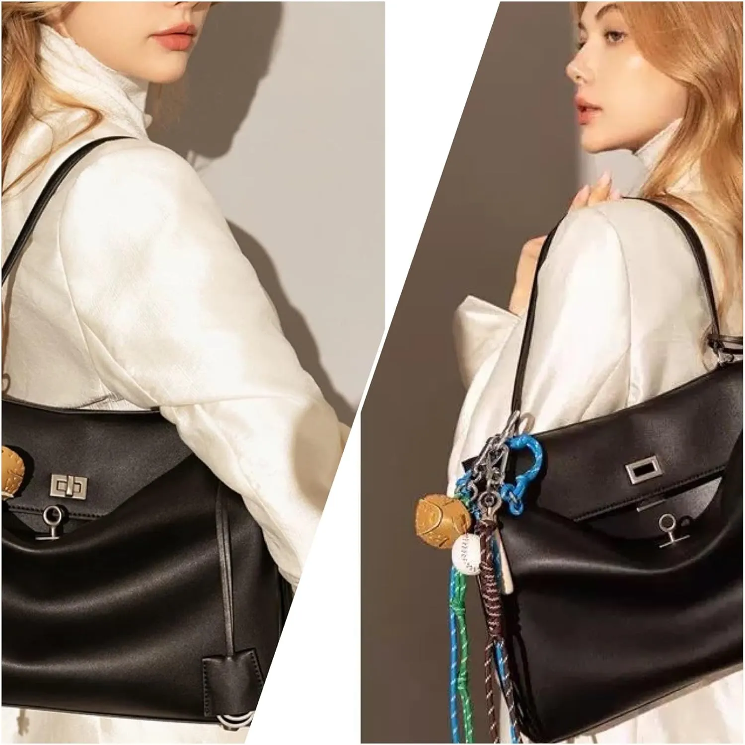 Genuine Leather Fashion Tote Bag for Women Large Capacity Stylish Single Shoulder Classic Top Handle Handbag