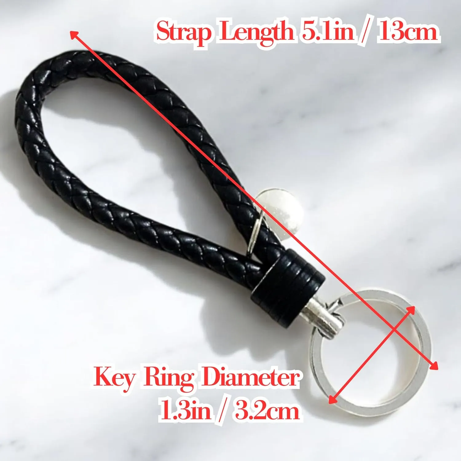 Genuine Leather Vintage Travel Fanny Pack Zipper Pockets with Key Ring Strap, Adjustable Strap Sling Bags Crossbody Daypack, Cowhide Leather Waist Backpack (Black)