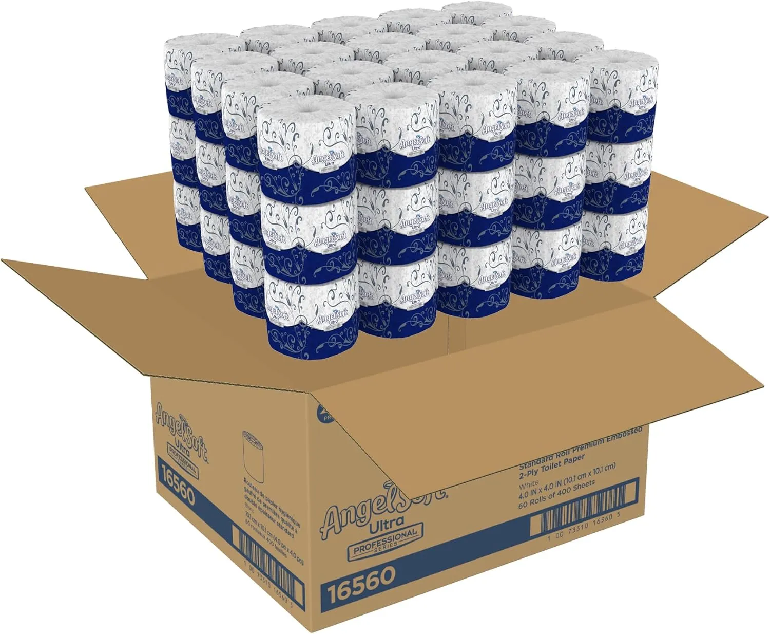 Georgia-Pacific 16560, 400 Count (Pack of 60), Angel Soft Ultra 60