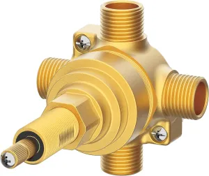 Gerber Single Handle 1/2" 4-Port/3-Outlet Shower Diverter Valve (Pause/Individual/Shared)