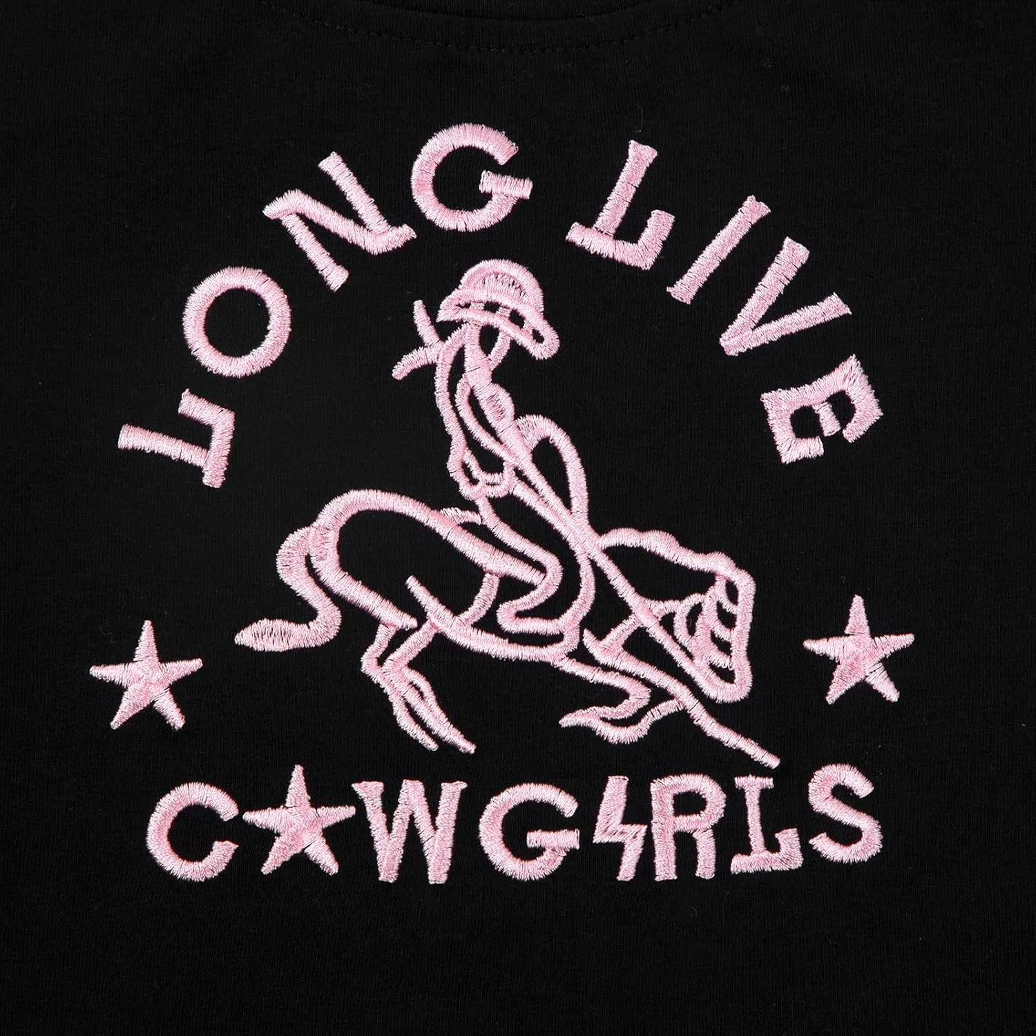 Girls Western Shirt Cowgirls Embroidered Country Concert T Shirt Graphic Horseback Rider Tassel Fringe Tee Tops