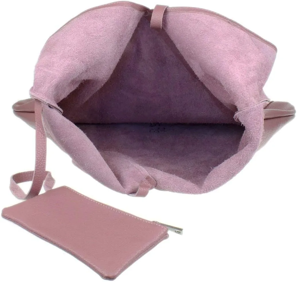 Girly HandBags V Shape Genuine Top Handle Bag