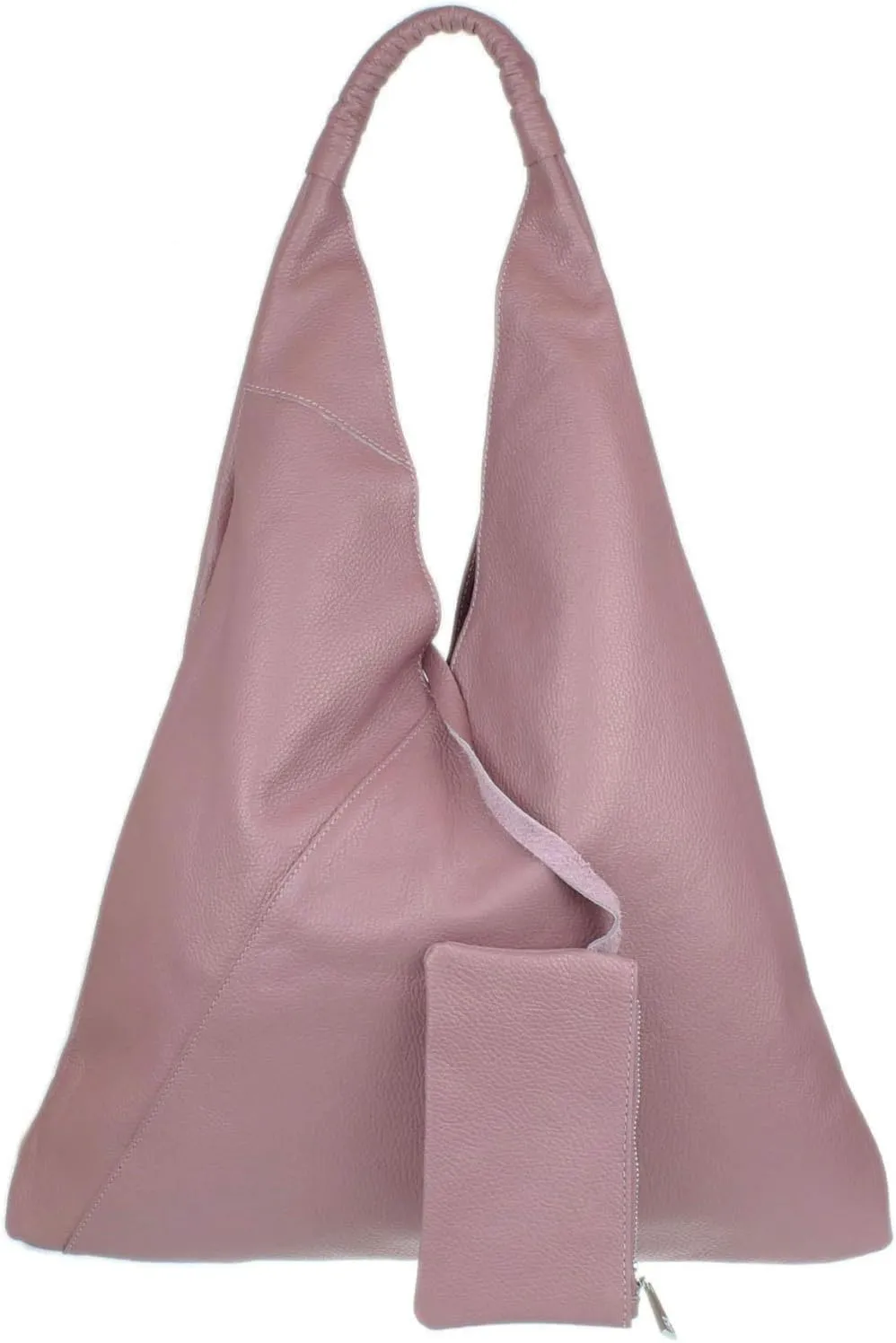 Girly HandBags V Shape Genuine Top Handle Bag