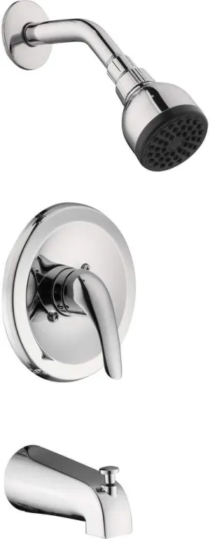 Glacier Bay HD874X-0001 Aragon Single-Handle 1-Spray Tub and Shower Faucet in Chrome