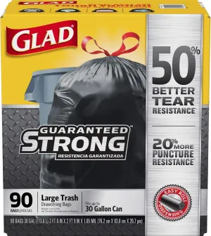 Glad Large Trash Drawstring Bags