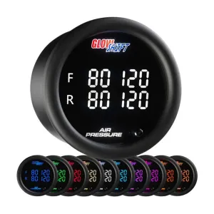 Glow Shift 10 Color Digital Quad Air Pressure Gauge