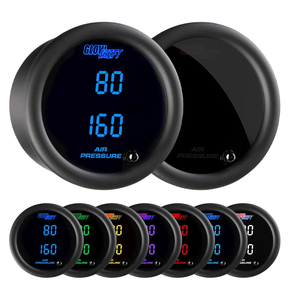 Glow Shift Black  Dual Digital Gauge