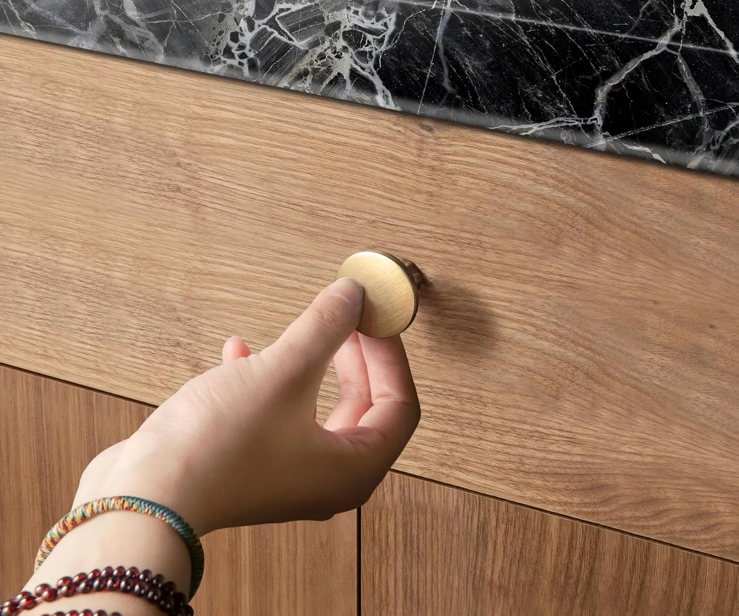 Goo-Ki 6 Pack 5 Inch （128mm） Hole Center Cabinet Pulls Champagne Bronze Zinc Alloy Kitchen Drawer Pulls Drawer Handles 5.4 Inch Length 2202-UBR-128