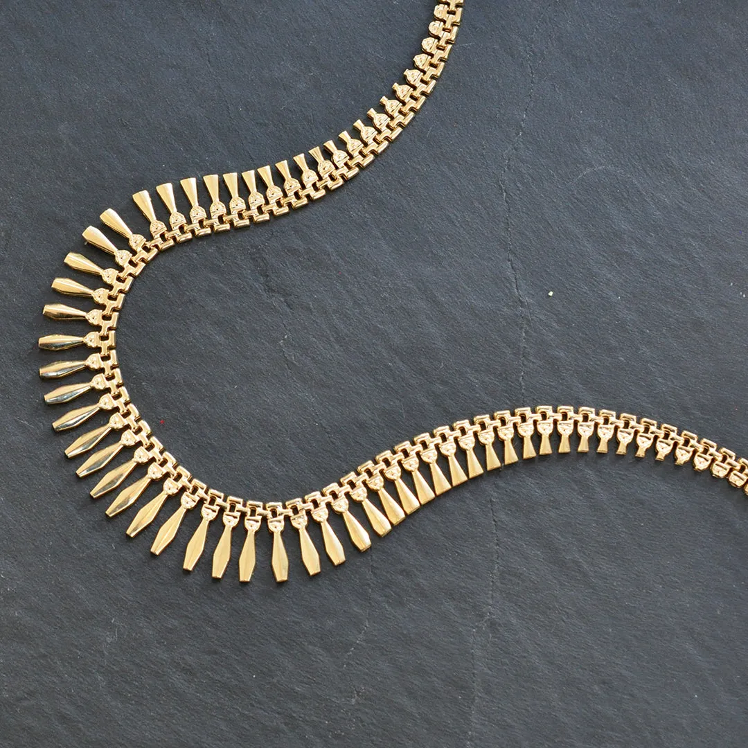 Graduated Fringe Collar