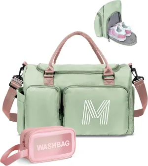 graduation gift, Initial Travel Duffel Bag - Birthday Gifts for Girls, Boys, Teens - Monogram Overnight Bag, Personalized Bridesmaid Gift