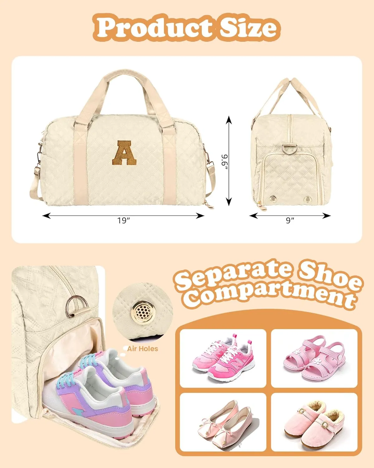 graduation gifts, Gift for Girls 10 11 12 13 14 15 16 17 18 year old, Birthday Gifts, Duffel Gym Bag, Gifts for Kids, Overnight Bag, Granddaughter Gifts