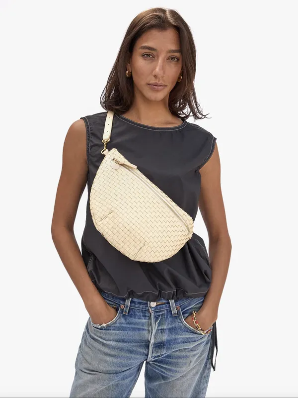 Grande Fanny - Cream Woven Checker