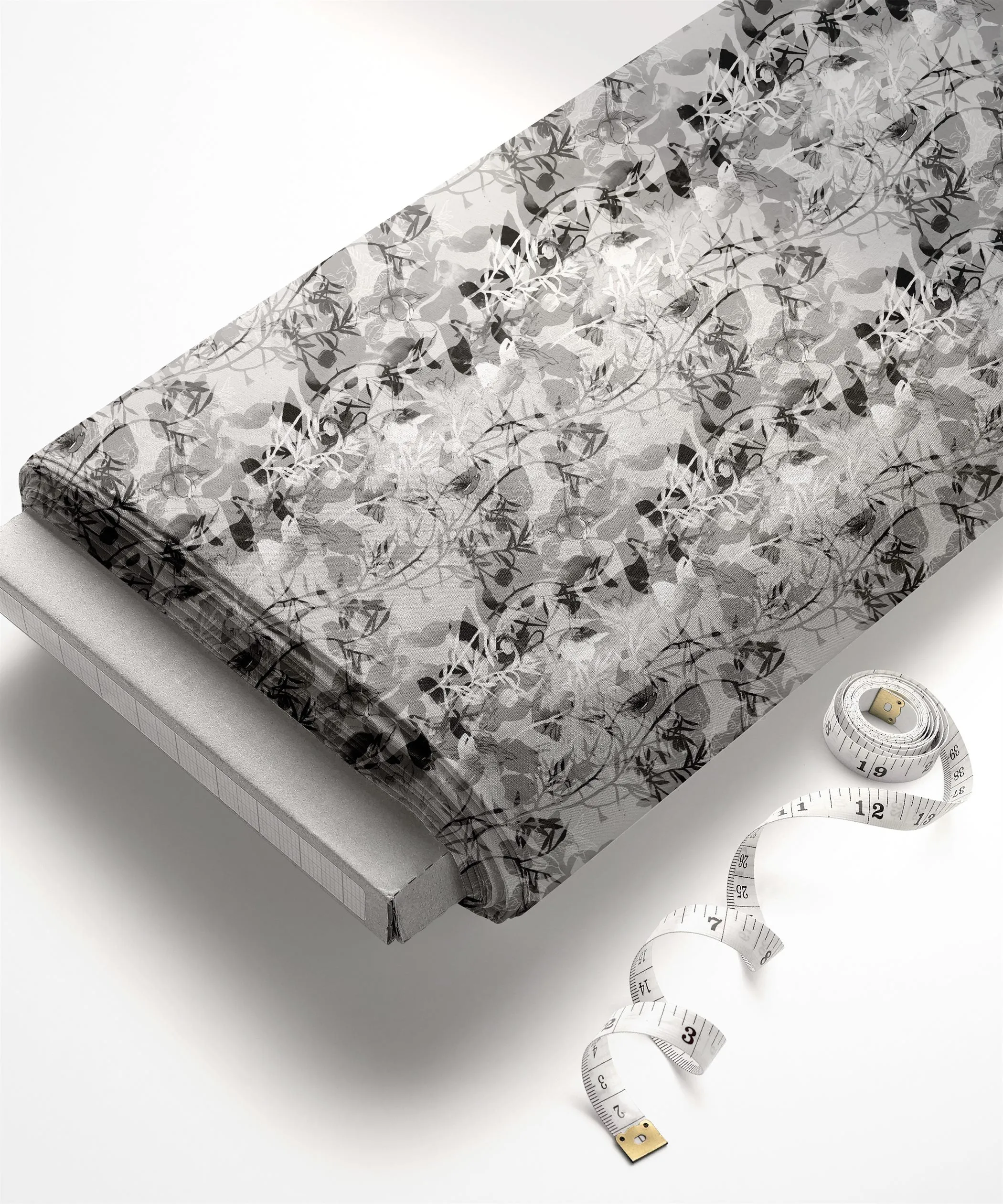Grey-Textured Print