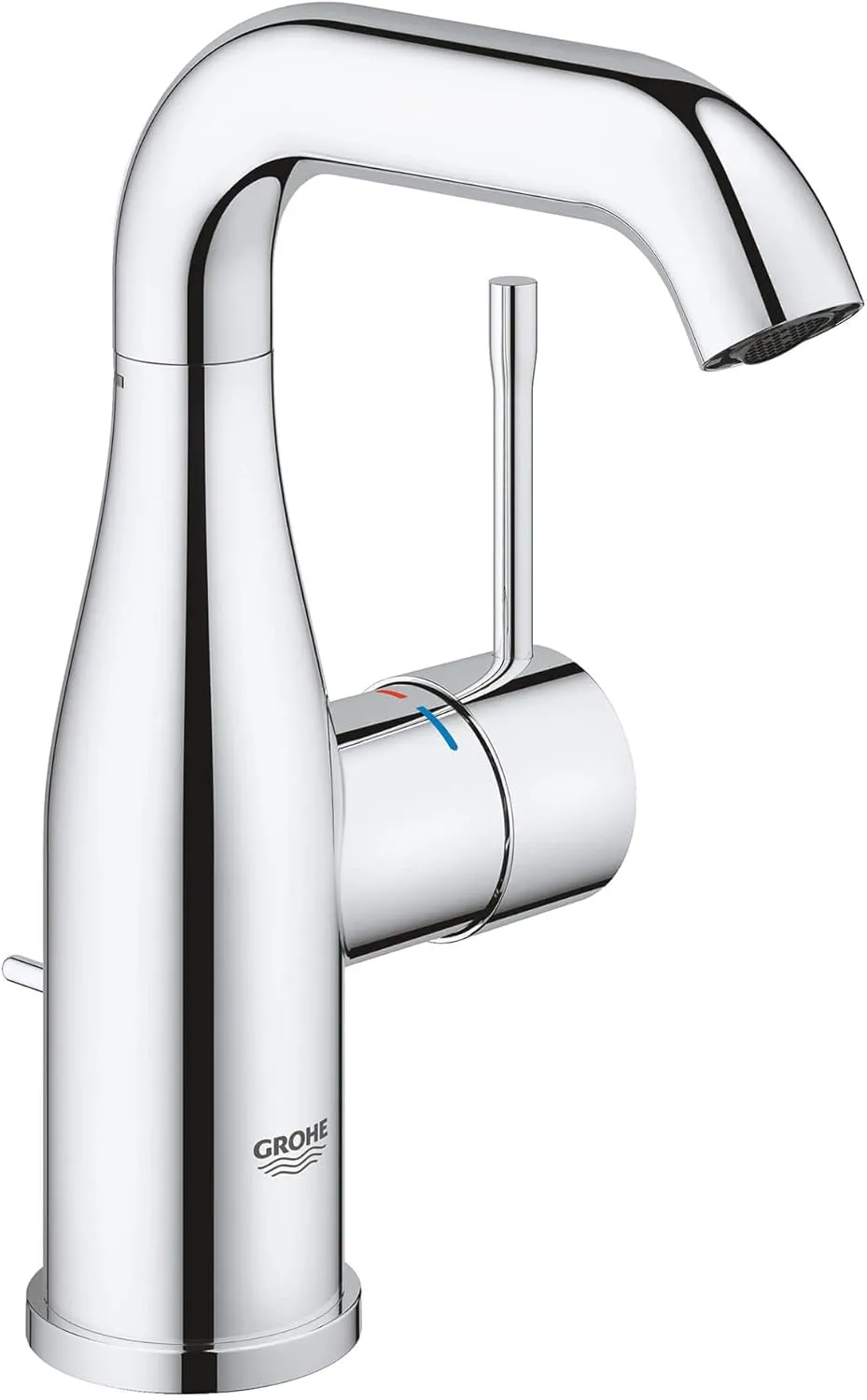 GROHE 2348500A Essence, Single Hole Single-Handle M-Size Bathroom Faucet 1.2 GPM, Chrome
