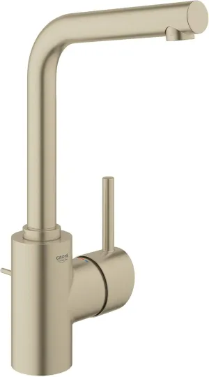 GROHE 23737EN2 Concetto Single-Handle Bathroom Faucet L-Size, Brushed Nickel