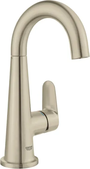 GROHE 23837EN0 Veletto Single-Handle 4-Inch Centerset Bathroom Faucet, 1.2 GPM, Brushed Nickel