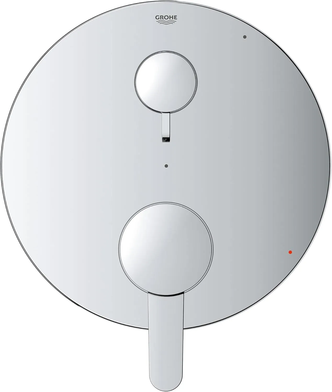 Grohe 29434000 Cosmopolitan Pressure Balance Valve Trim with 2-Way Diverter and Cartridge, Starlight Chrome