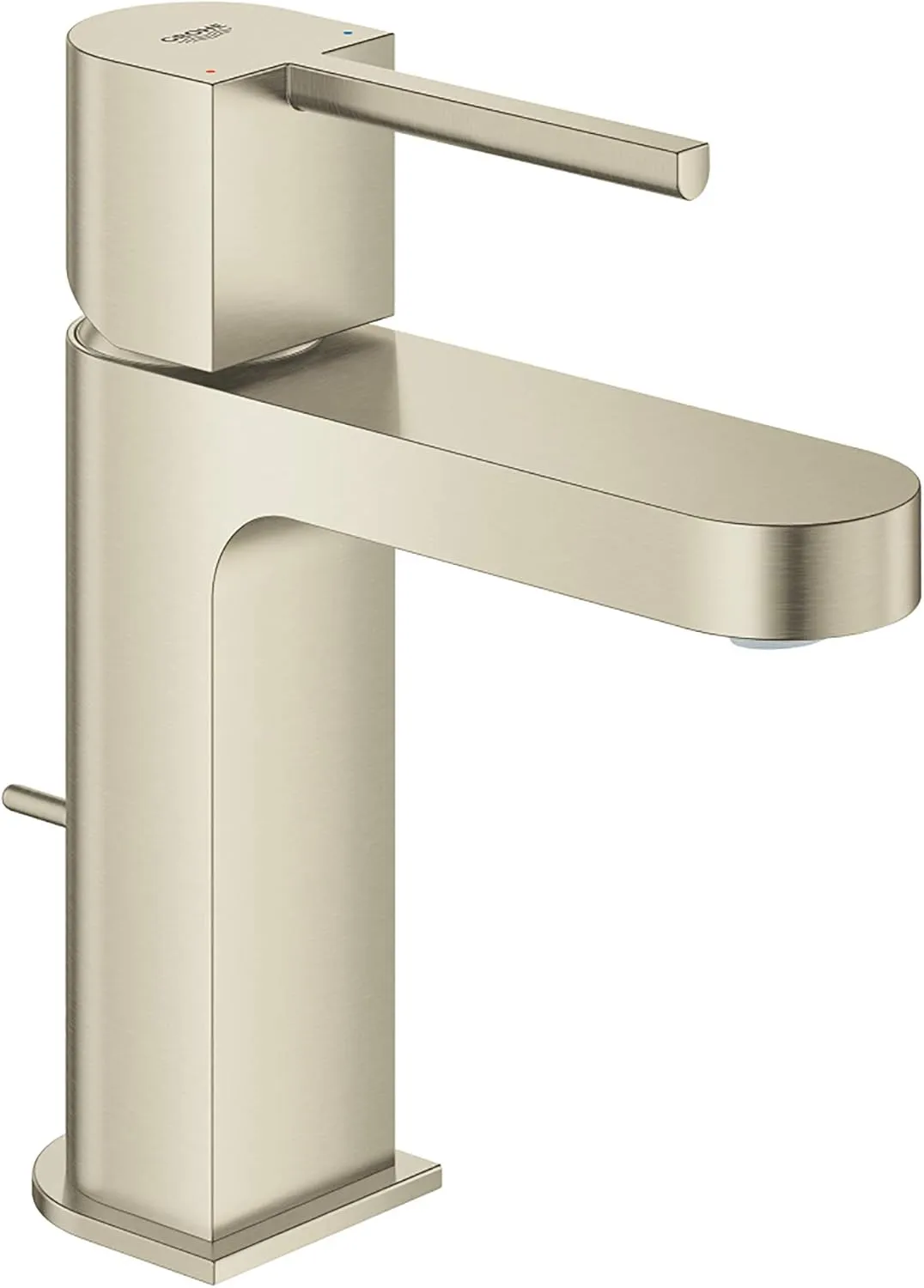 GROHE 33170EN3 Plus Single-Handle Bathroom Faucet S-Size, Brushed Nickel InfinityFinish