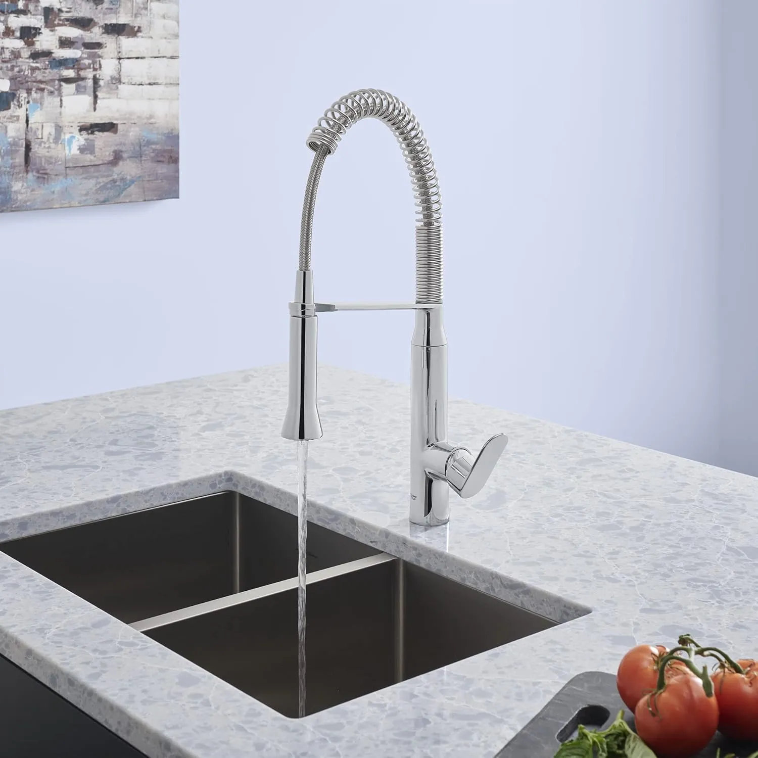 Grohe K7 Medium Semi-Pro Single-Handle Standard Kitchen Faucet