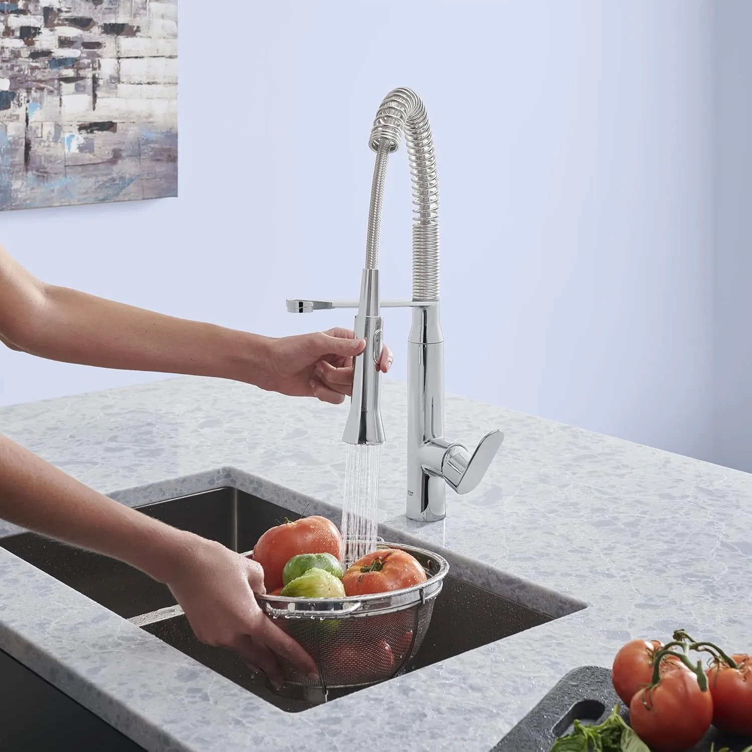 Grohe K7 Medium Semi-Pro Single-Handle Standard Kitchen Faucet