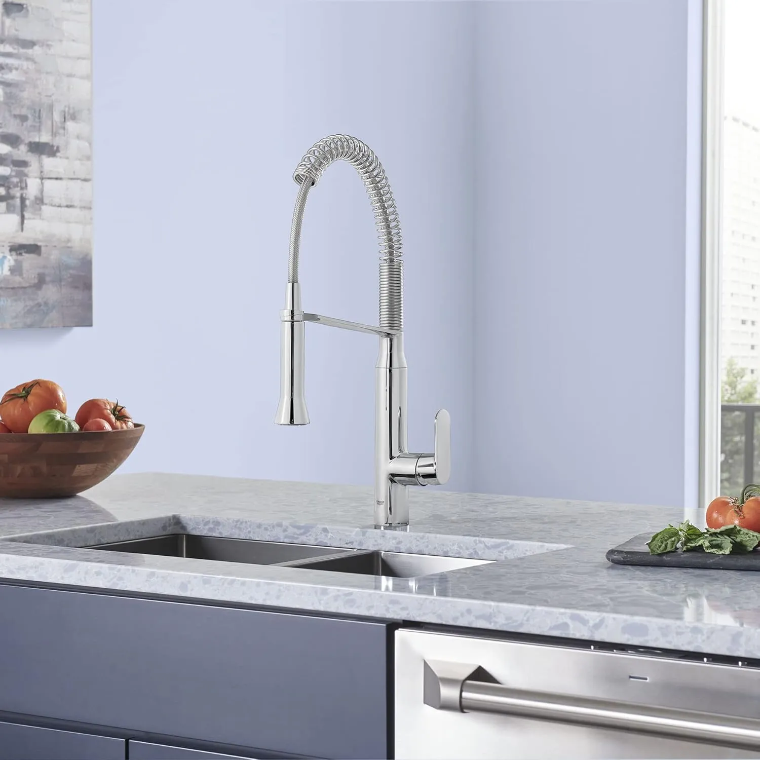 Grohe K7 Medium Semi-Pro Single-Handle Standard Kitchen Faucet